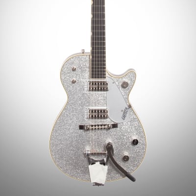 Gretsch G6129T59 Vintage Select 59 Electric Guitar (with Case), Silver Jet image 2
