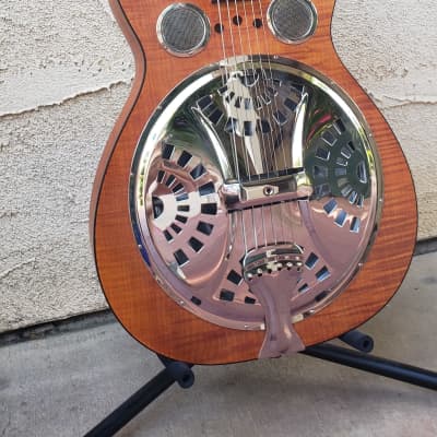 Epiphone Dobro Hound Dog Deluxe Roundneck Acoustic Resonator Guitar  Vintage Brown image 1