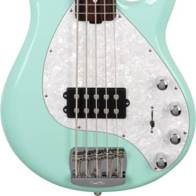 Ernie Ball Music Man StingRay Special 5 H Bass Guitar - Laguna Green with Rosewood Fingerboard image 1