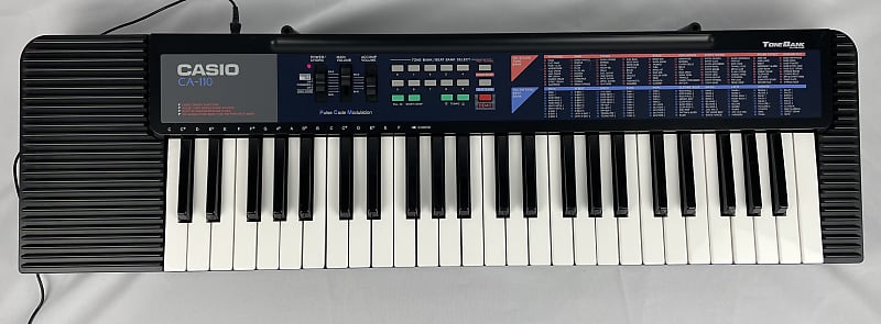 Vintage Casio CA-110 49-key ToneBank Keyboard w/ Pulse Code Modulation  Serviced Tested