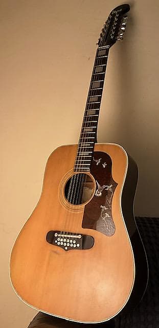 VINTAGE IBANEZ 12 STRING CONCORD ELECTRIC ACOUSTIC GUITAR HARD