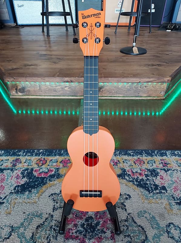 Kala Waterman Sunset Orange Soprano Ukulele Reverb