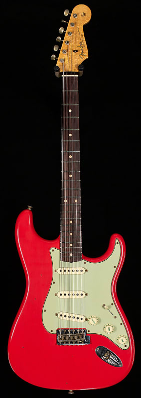 Fender Custom Shop Willcutt True '62 Stratocaster Journeyman Relic Fiesta Red Large C (785) image 1