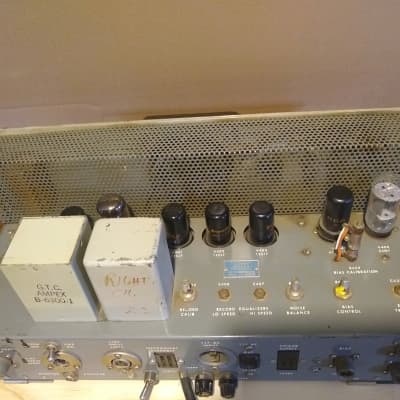 Vintage Ampex  350-2 / Original Ampex transport (1),  preamps (2),  power supplies (2), cables image 8
