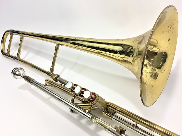 Getzen 1970 s Elkhorn Valve Trombone Reverb