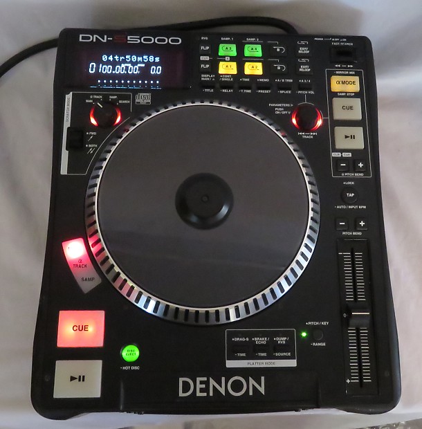 Denon DN-S5000 Professional Desktop DJ CD Player (w/Torq Control