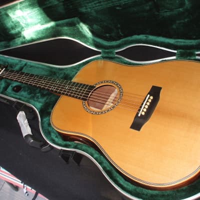 Special Edition dreadnought, torified european Spruce top granadillo rosewood back and sides, as seen on youtube hand made by Gary Montgomery. image 15