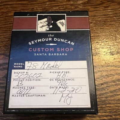 Seymour Duncan ‘78 Model MJ wound Humbucker - 2020 - Black image 1