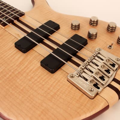 Cort Artisan Series Electric Bass - Flamed Maple/Mahogany -  A4PLUSFMMHOPN image 2
