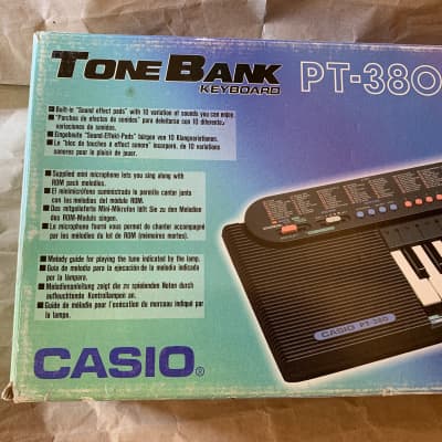 CASIO PT-380 ピッカピカトーン　キーボード・マイク・ROM5本セット CASIO PT-380 自動演奏 WORLD SONGS - YouTube