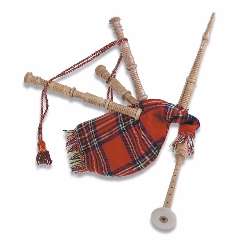 Grover Trophy GV W600 Junior Child Size Scottish Bagpipes Red Tartan