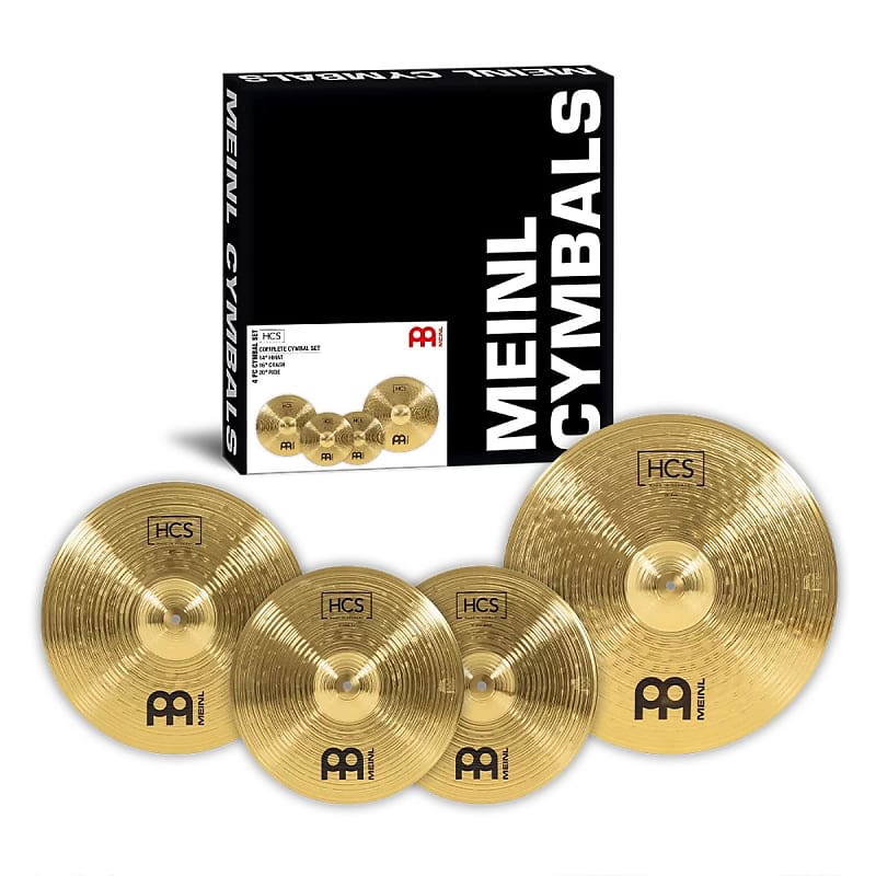 Meinl HCS-141620 Practice HCS Cymbal Pack 14inch HH 16inch C 20inch R image 1