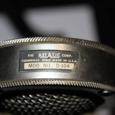 Astatic Corp Vintage D-104 Lollipop Microphone T-UG8 image 3