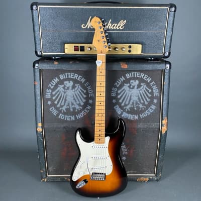 Fender 2011  Stratocaster Limited Edition Lefthand sunburst MN USA 2011 - sunburst image 2