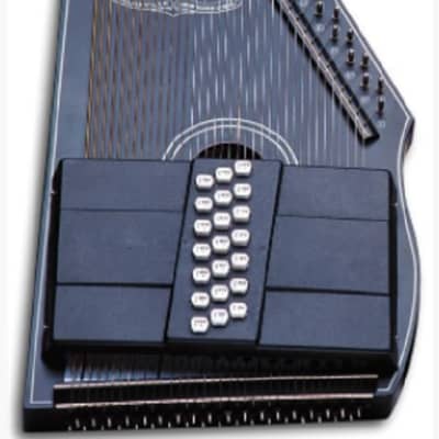 Oscar Schmidt OS73C 21 Chord Acoustic Auto Harp Black image 1