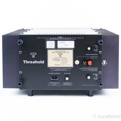 Vintage Threshold SA/1 // 160 Watt STASIS Amplifier Monoblocks / Original boxes & Manuals / Serviced image 8
