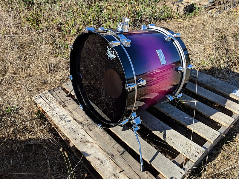 18" Bass Drum Set Up. Sounds Great, Mapex Saturn Series Reverb