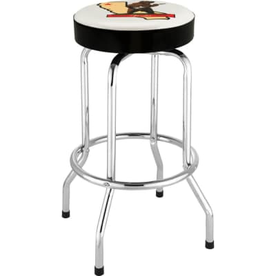 Fender 099-0230-010 Logo Barstool 30 Custom Shop nero