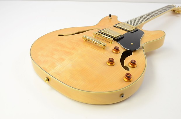 Washburn HB-35 NK Semi-Hollowbody Electric Guitar - Natural w/OHSC HB35