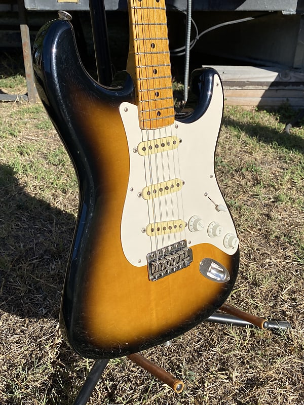 Fender '54 Reissue Stratocaster- MIJ 1990- 2 Color Sunburst image 1