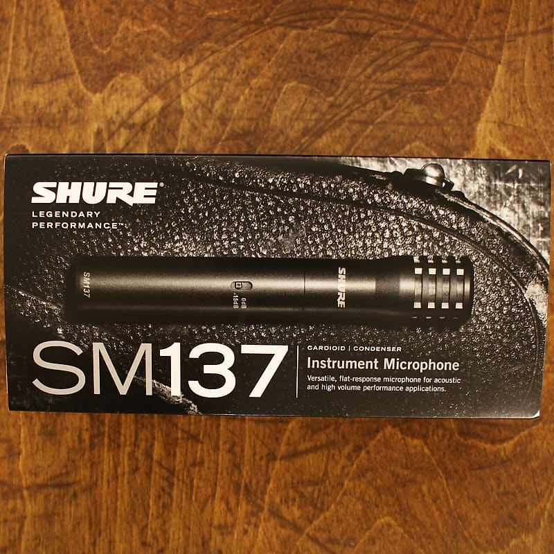 Shure SM137 Condenser Instrument Microphone image 1