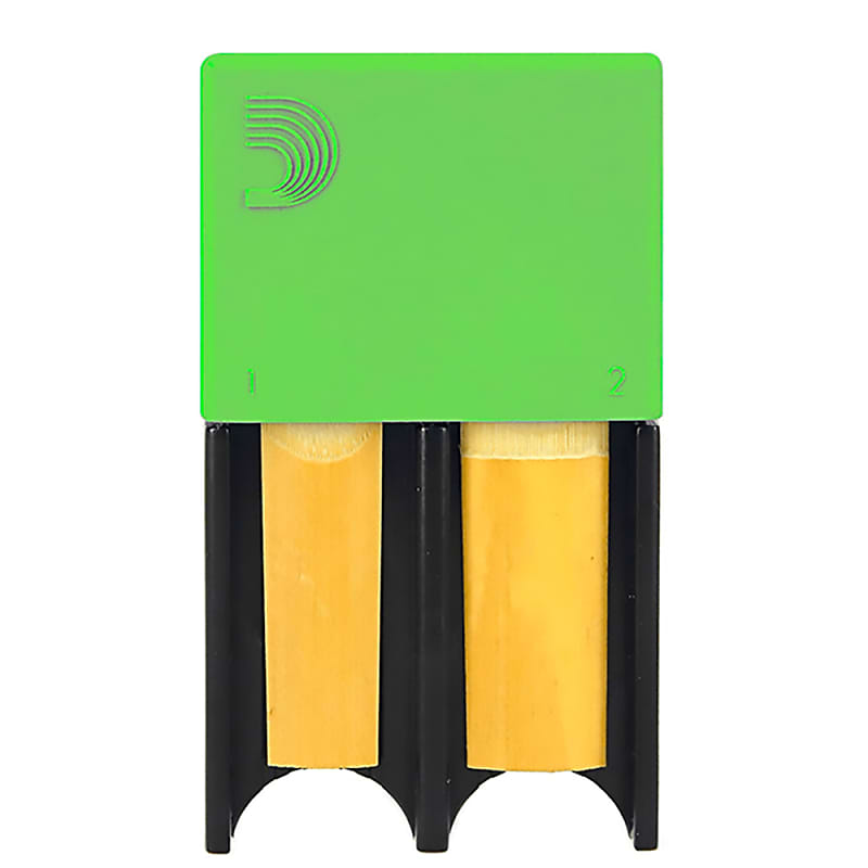 Mint D'Addario DRGRD4ACGR Small Reed Guard for Clarinet & Saxophone Reeds, Green image 1