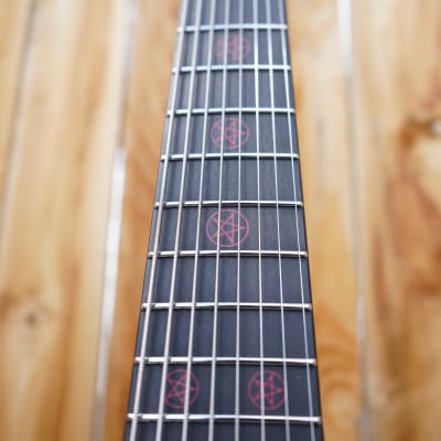 Schecter USA Custom Shop Masterworks Avenger Trans Amber Burst 8-String Guitar w/ Tolex Case image 7