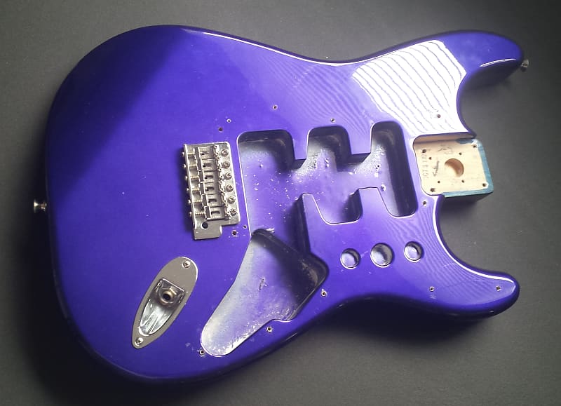 Fender Midnight Bluepurple Strat Body 1999 Reverb 4062