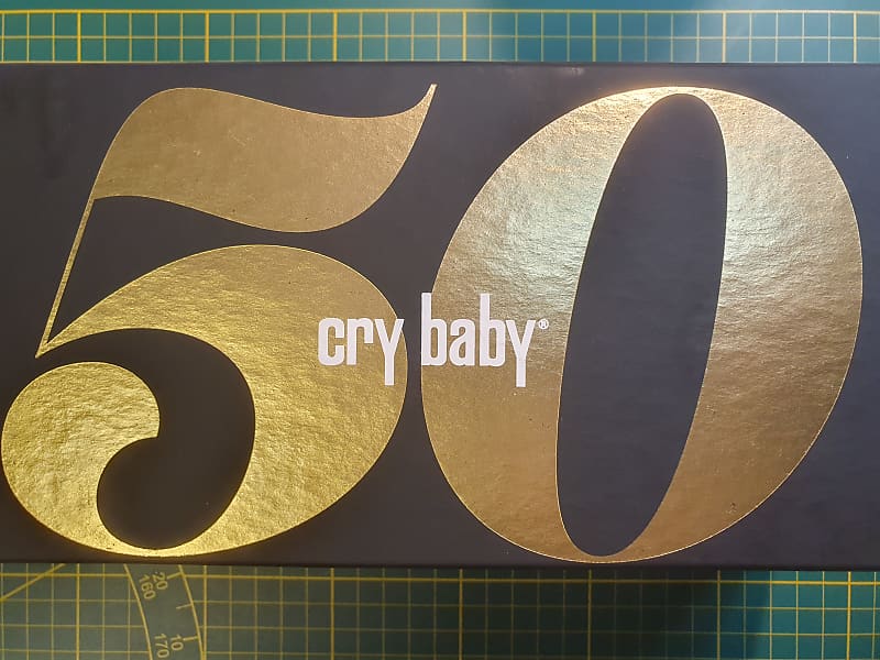 Dunlop 50th Anniversary Gold Cry Baby Wah GCB95G Reverb