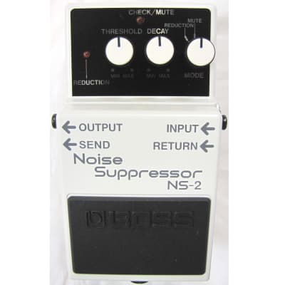 Boss NS-2 Noise Suppressor Silver Label Guitar Effects Pedal Made