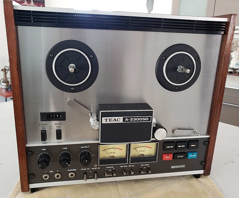 SUPERB Teac A-2300SD 7 Reel Tape Recorder with Dolby. Extensively  Serviced, Low Usage!