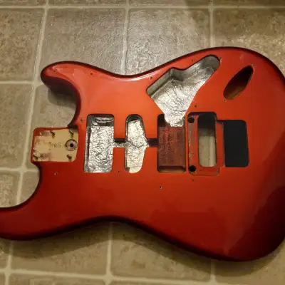 1989 Fender Stratocaster Guitar Body Made In Japan Candy