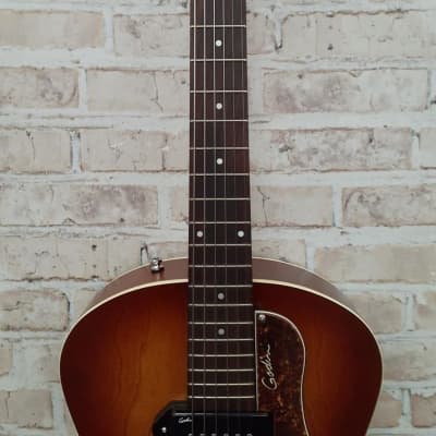 Godin 5th Avenue Kingpin Archtop Hollow Body Electric Guitar (Cognac Burst) image 5