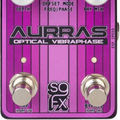 ギター SolidGold fx Aurras Optical Vibraphase SolidGoldFX Aurras Optical Vibraphase Pedal