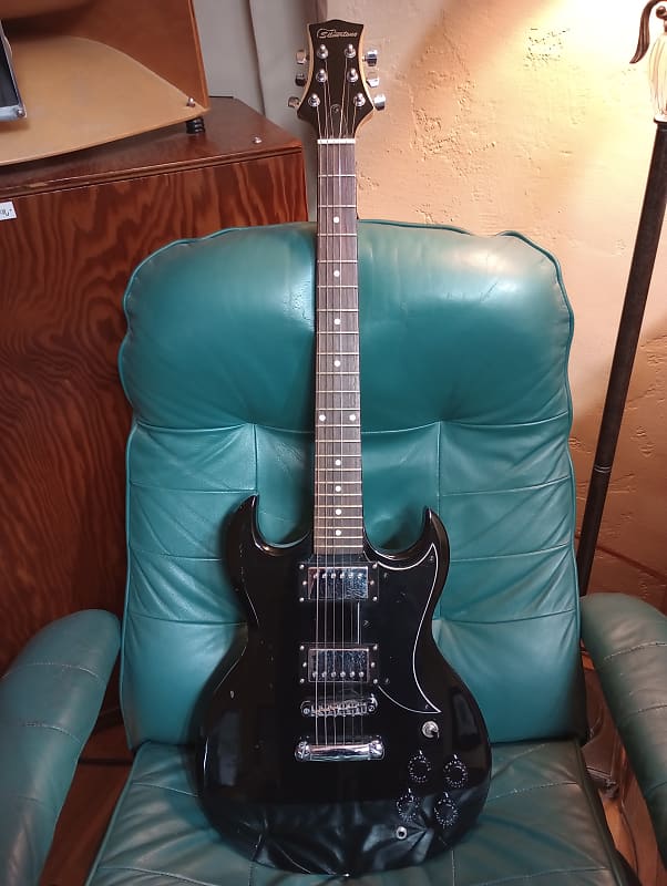 Silvertone SRK-1BK Electric Guitar - Black image 1
