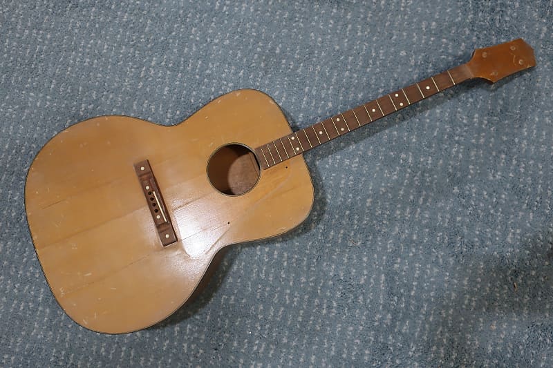 Vintage 1960s Harmony Stella Tenor Acoustic Parlor Guitar EZ