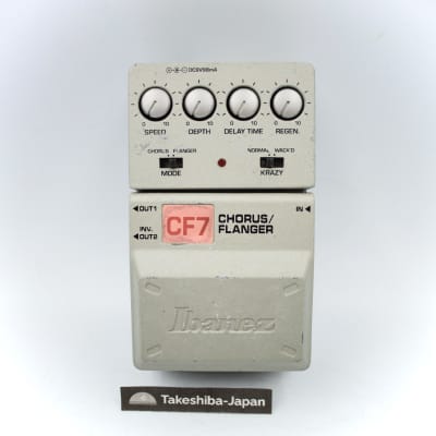 Reverb.com listing, price, conditions, and images for ibanez-cf7-chorus-flanger-pedal