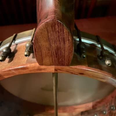 Doc Huff Custom Traditional Open Back Banjo with Exotic Hardwoods 2005 image 9