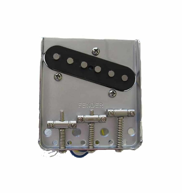 Fender 005-3679-000 Standard Telecaster Thinline Bridge Assembly with Pickup image 1