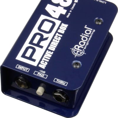 Radial Engineering Pro48 Active DI for Acoustic Guitar & Bass image 2