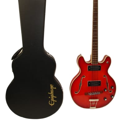 Vintage 70's Epiphone EA-260 4-String Bass Guitar, Cherryburst w/ Case for sale