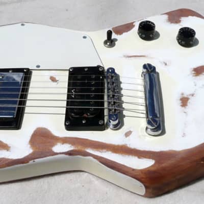 PV MUSIC RELIC Custom Built "White Modern Relic" Electric Guitar - Plays / Sounds Great image 12