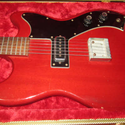 1963 Guild S-50 Jet Star Cherry Red With Hard Case image 5