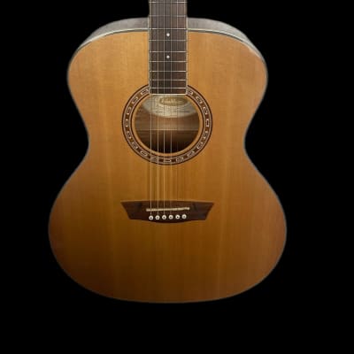 Washburn WG7S-O 6-string Acoustic Guitar, Natural Gloss image 8