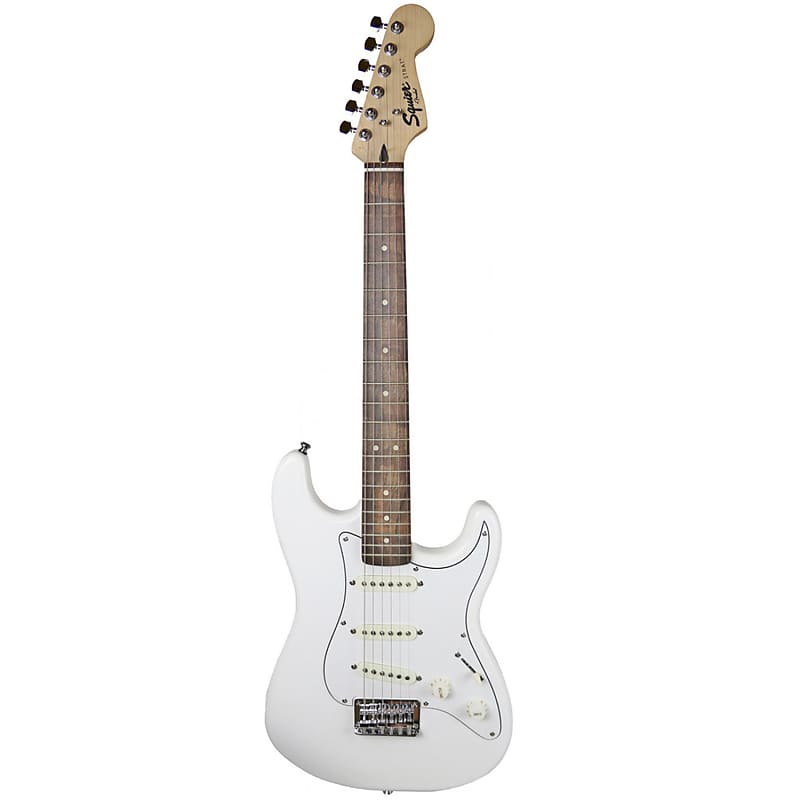 Fender Squier Short Scale 24-Inch Strat Pack - Olympic White image 1