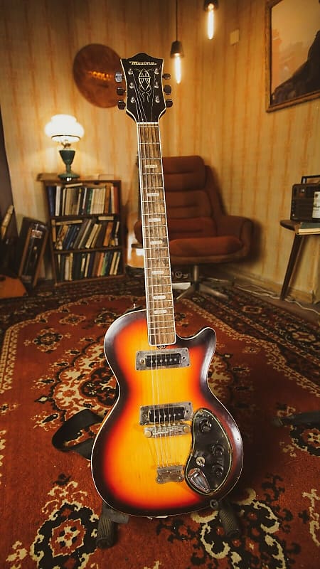 Musima Deluxe 25K GDR Rare Vintage Electric Guitar USSR DDR Les Paul image 1