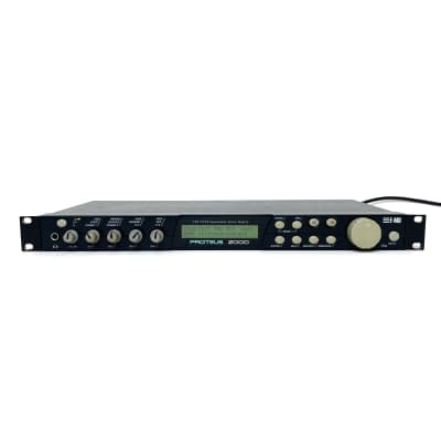 E-MU Systems Proteus 2000 Rackmount 128-Voice Sampler Module 1999 y2k 90s 100V -240V Worldwide Shipment