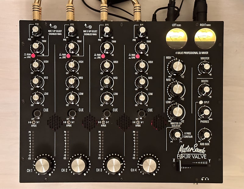 MasterSounds Valve 4 mk1 DJ Mixer 2022 Black Reverb
