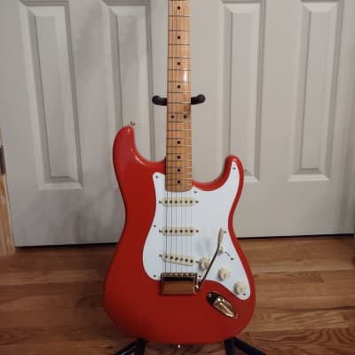 Fender Stratocaster - Fiesta Red with Gold Hardware image 3