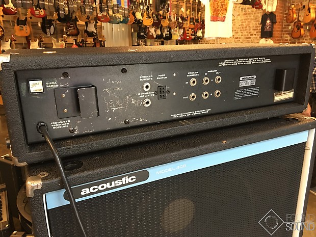 Acoustic Control Corp Model 320 Head & Model 408 Cabinet | Reverb